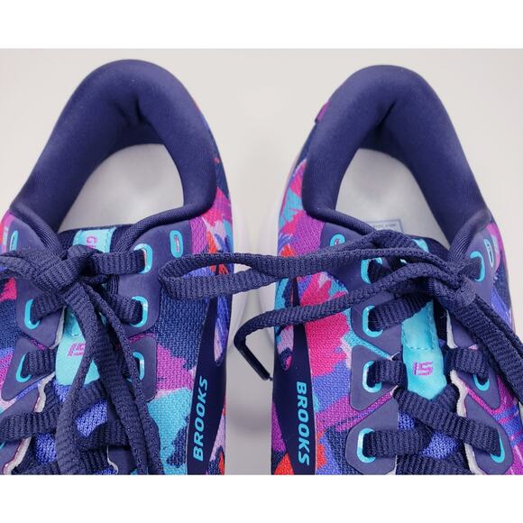 BROOKS GHOST 15 Athletic Running Shoes Blue/Eclipse/Purple Women's Size 7.5M VGC - Picture 9 of 15